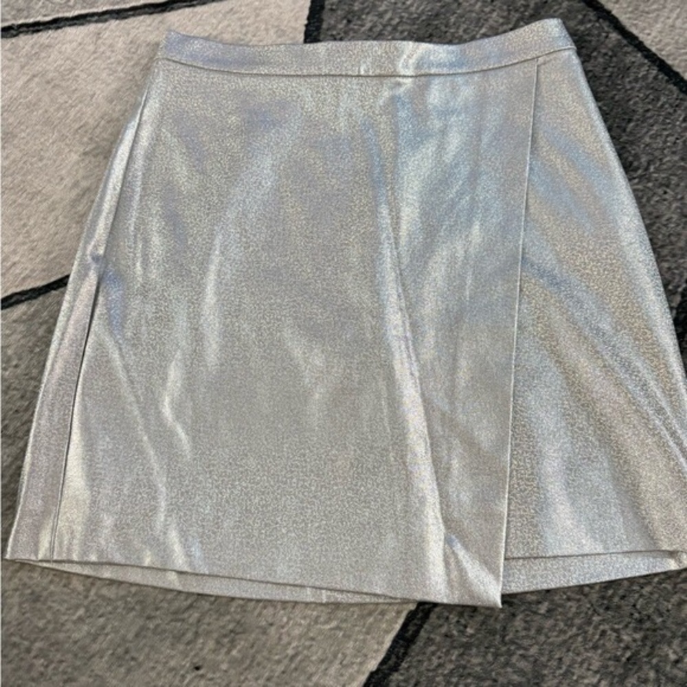 Shimmering Silver Women's Skirt